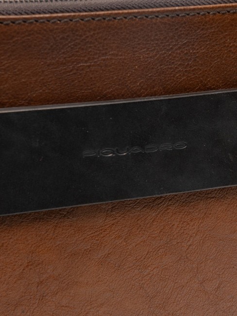 CAMPIONARIO - PYRAMID Presse-papiers en cuir MARRON - &Eacute;tui pour tablette & Organiseur