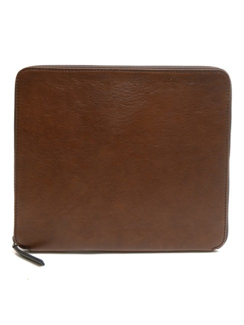 CAMPIONARIO - PYRAMID Presse-papiers en cuir MARRON - &Eacute;tui pour tablette & Organiseur