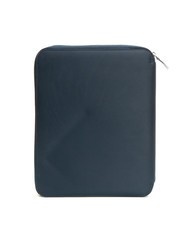PIQUADRO CAMPIONARIO - PQ-BIOS Porte-bloc A4 en cuir et tissu bleu - &Eacute;tui pour tablette & Organiseur - 3