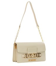 LOVE MOSCHINO HEART CHAIN Sac à bandoulière Ivoire - Sacs pour Femme - 2