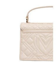LOVE MOSCHINO QUILTED Sac porte-documents avec bandouli&egrave;re Ivoire - Sacs pour Femme - 3