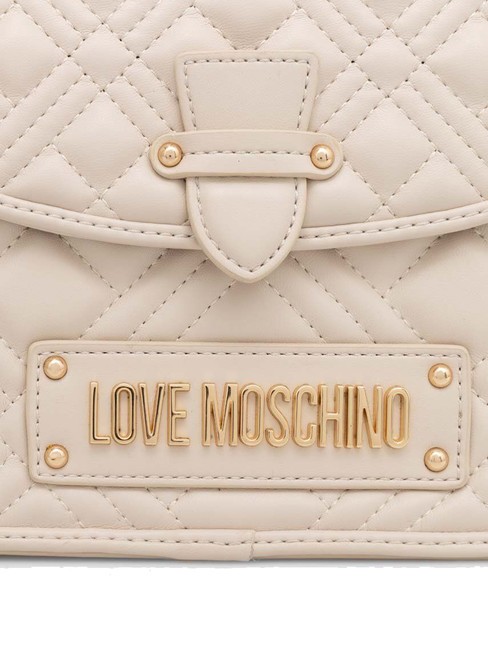 QUILTED Sac porte-documents avec bandouli&egrave;re Ivoire - Sacs pour Femme