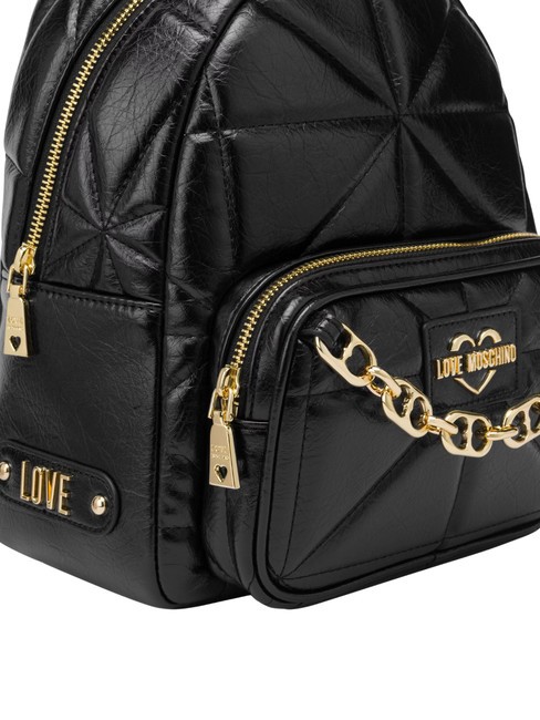 GOLD CHAIN Sac à dos Noir - Sacs pour Femme