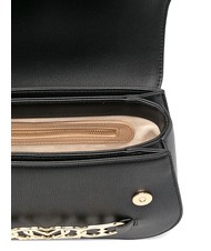 LOVE MOSCHINO HEART CHAIN Sac à main avec bandoulière Noir - Sacs pour Femme - 3