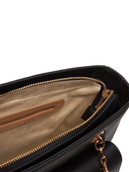 HEART CHAIN Sac cabas port&eacute; &eacute;paule Noir - Sacs pour Femme