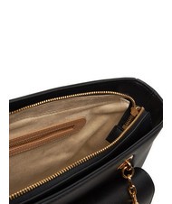 LOVE MOSCHINO HEART CHAIN Sac cabas port&eacute; &eacute;paule Noir - Sacs pour Femme - 4