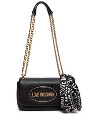 LOVE MOSCHINO FOULARD Sac bandoulière micro Noir - Sacs pour Femme - 3