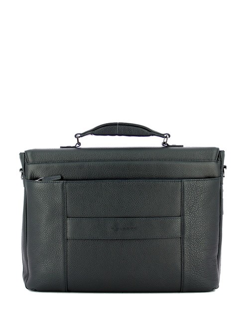 MODUS Serviette en cuir pour pc 15" bleu - Porte Documents Travail