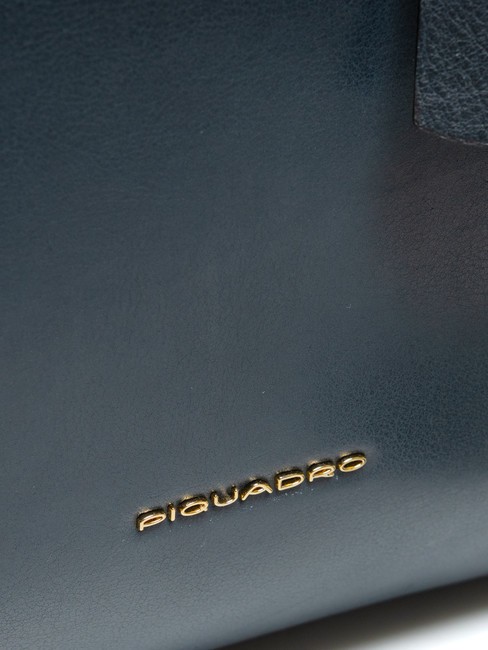 CAMPIONARIO - GEA  Porte-documents en cuir pour ordinateur portable 15,6" bleu - Porte Documents Travail