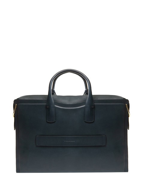 CAMPIONARIO - GEA  Porte-documents en cuir pour ordinateur portable 15,6" bleu - Porte Documents Travail