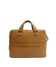 PIQUADRO CAMPIONARIO - IMHO Mallette en cuir pour PC 14" jaune - Porte Documents Travail - 4