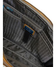 PIQUADRO CAMPIONARIO - IMHO Mallette en cuir pour PC 14" jaune - Porte Documents Travail - 5