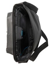 PIQUADRO CAMPIONARIO - FRAME FRAME out support pour ordinateur 14 "Messenger Noir - Porte Documents Travail - 4