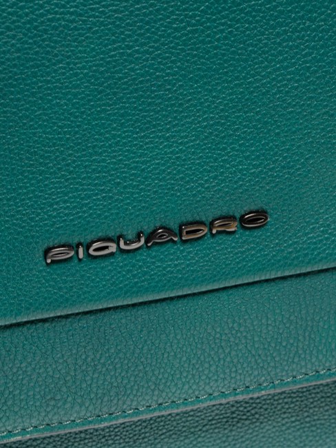 CAMPIONARIO -  TALLIN Porte-documents messager en cuir pour ordinateur 14" VERT - Porte Documents Travail