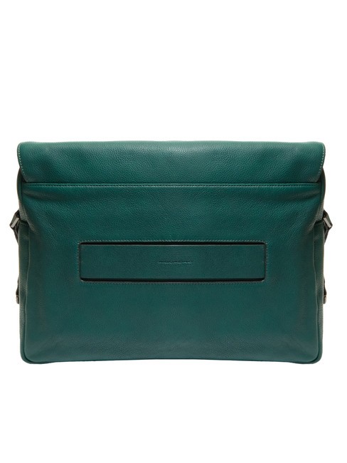 CAMPIONARIO -  TALLIN Porte-documents messager en cuir pour ordinateur 14" VERT - Porte Documents Travail