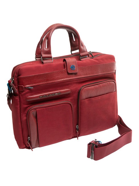 CAMPIONARIO - SIGNO OUT Porte-documents en tissu et cuir, pc 13" ROUGE - Porte Documents Travail