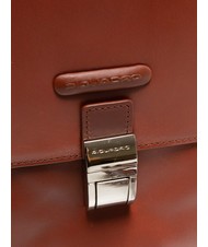 PIQUADRO CAMPIONARIO - BLUE SQUARE OUT Mallette en cuir pour ordinateur portable 15" MARRON - Porte Documents Travail - 3