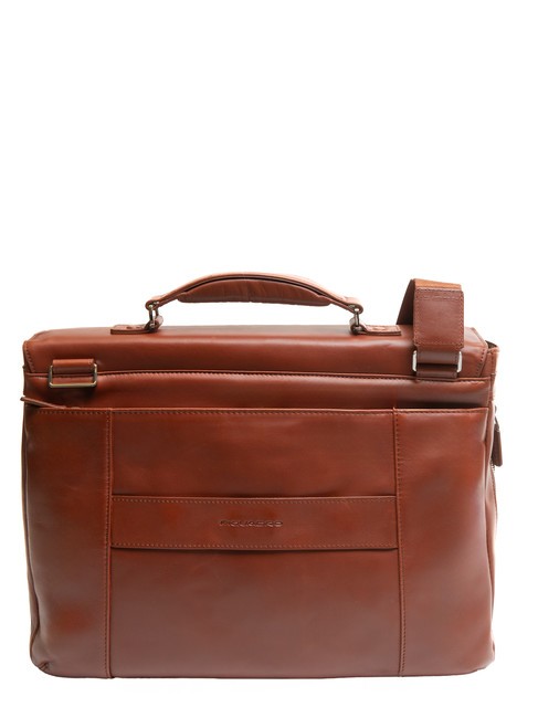 CAMPIONARIO - BLUE SQUARE OUT Mallette en cuir pour ordinateur portable 15" MARRON - Porte Documents Travail