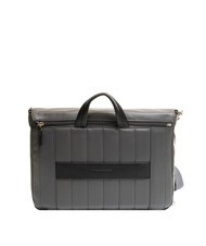 PIQUADRO Messager SPOCK, support PC 15 " GRIS - Porte Documents Travail - 4