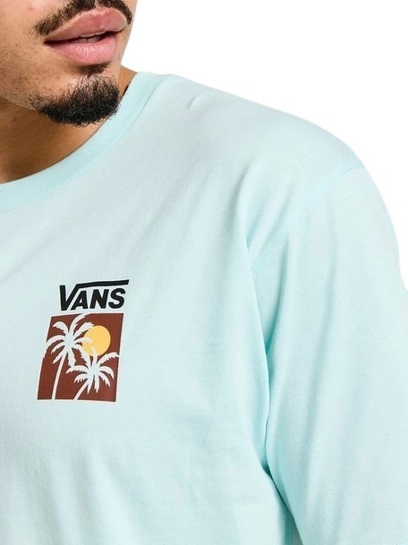 ISLAND BOX T-shirt en coton avec imprimé lueur bleue - T-shirt