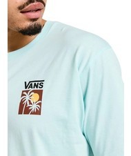 VANS ISLAND BOX T-shirt en coton avec imprimé lueur bleue - T-shirt - 3
