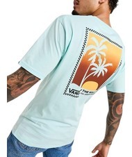 VANS ISLAND BOX T-shirt en coton avec imprimé lueur bleue - T-shirt - 4