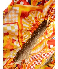 YNOT JAVA Sac de plage moyen en paille orange - Sacs pour Femme - 5