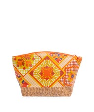 YNOT SICILY Trousse de beauté entièrement imprimée orange - Trousses - 4