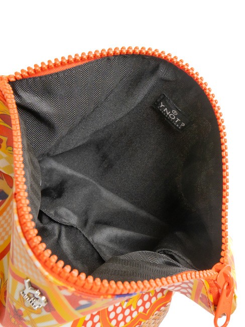 SICILY Trousse de beauté entièrement imprimée orange - Trousses