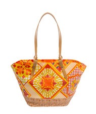 YNOT SICILY Sac shopping de plage moyen orange - Sacs pour Femme - 3