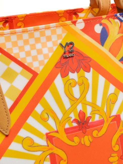 SICILY Grand sac shopping de plage orange - Sacs pour Femme