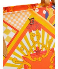 YNOT SICILY Grand sac shopping de plage orange - Sacs pour Femme - 4