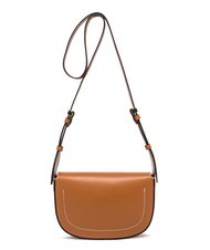GIANNI CHIARINI ISA Sac en cuir à rabat, porté épaule caramel-crème - Sacs pour Femme - 3