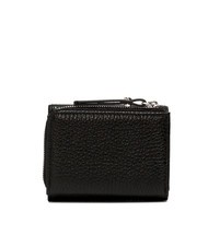 GIANNI CHIARINI WALLETS GRAIN Petit portefeuille en cuir grainé Noir - Portefeuilles Femme - 5