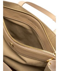 GIANNI CHIARINI ALTEA Sac shopping en cuir avec bandoulière crème - Sacs pour Femme - 5