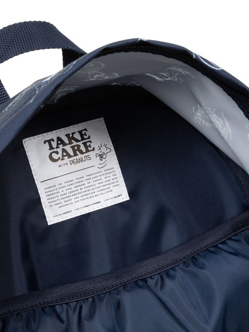 PADDED PAK'R x PEANUTS Sac à dos PC 13" cacahuètes marine - Sacs à dos pour l'École & les Loisirs