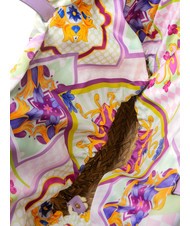 YNOT JAVA Grand sac de plage en paille violet - Sacs pour Femme - 5