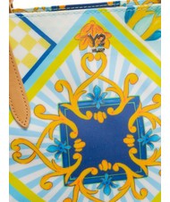 YNOT SICILY Sac shopping de plage moyen bleu - Sacs pour Femme - 3