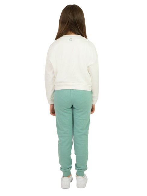 KREBS Survêtement sweat et pantalon blanc cassé/eau foncée - Survêtements pour enfants