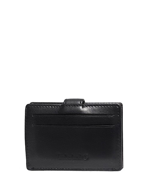 TB Porte-cartes en cuir noir - Portefeuilles Homme