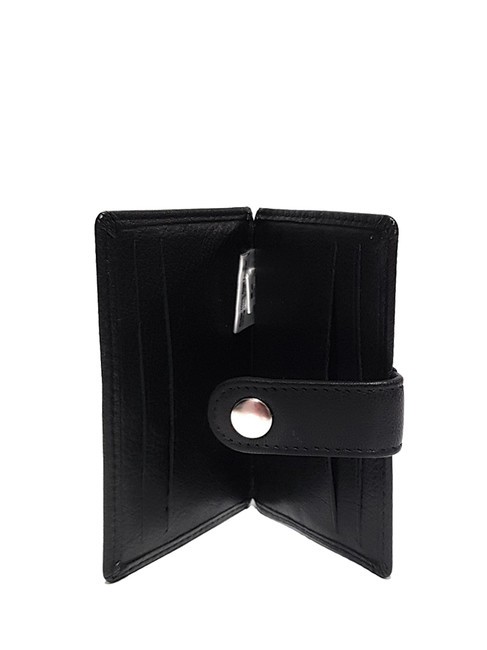 TB Porte-cartes en cuir noir - Portefeuilles Homme