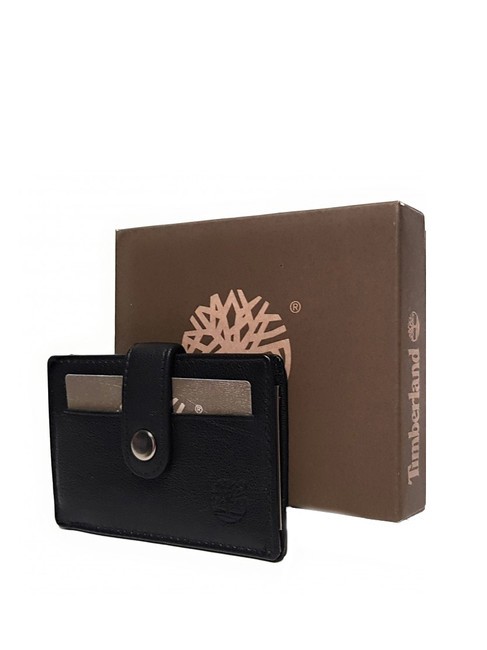 TB Porte-cartes en cuir noir - Portefeuilles Homme