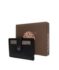 TIMBERLAND TB Porte-cartes en cuir noir - Portefeuilles Homme - 4