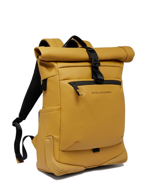 CORNER SPECIALE GOMMATO Sac à dos roll-top pour ordinateur portable 15,6" jaune - Sacs à dos pour ordinateur portable