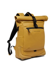 PIQUADRO CORNER SPECIALE GOMMATO Sac à dos roll-top pour ordinateur portable 15,6" jaune - Sacs à dos pour ordinateur portable - 2