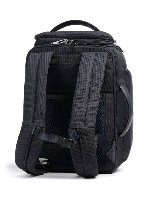 BRIEF 2 Sac &agrave; dos polochon en cuir et tissu bleu - Sacs &agrave; dos pour ordinateur portable