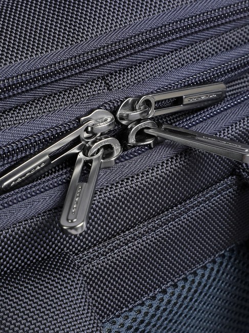 BRIEF 2 Sac &agrave; dos polochon en cuir et tissu bleu - Sacs &agrave; dos pour ordinateur portable