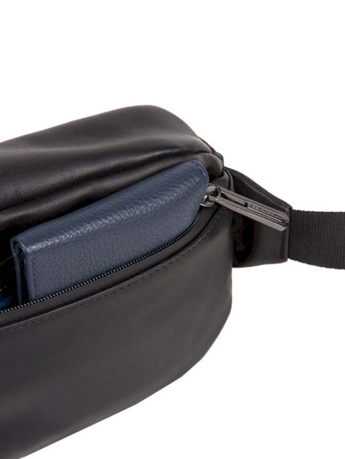 CAMPIONARIO -  URBAN Pochette en cuir Noir - Sacs banane