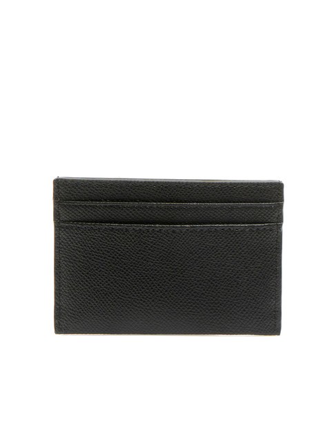 GARDENIA Porte-cartes en cuir imprimé Andromeda Noir - Portefeuilles Femme