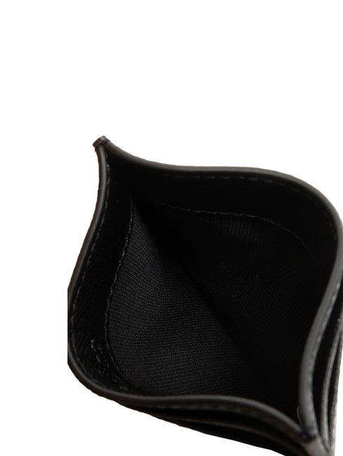 GARDENIA Porte-cartes en cuir imprimé Andromeda Noir - Portefeuilles Femme